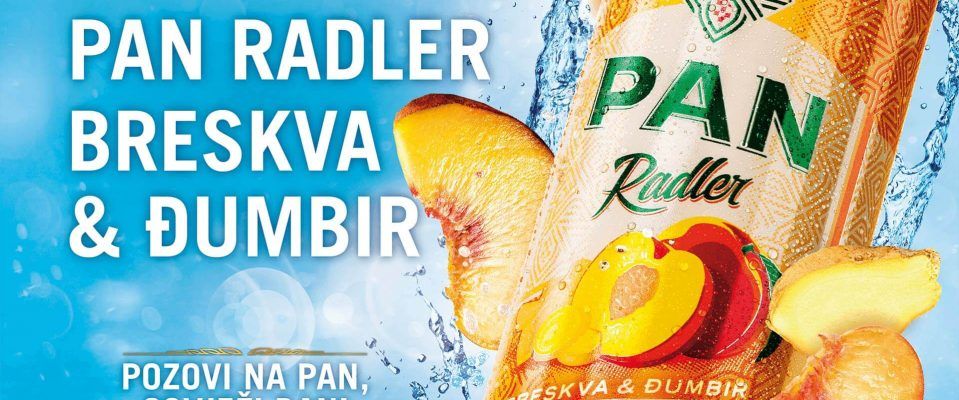 Pan radler breskva đumbir dostupan i u limenci