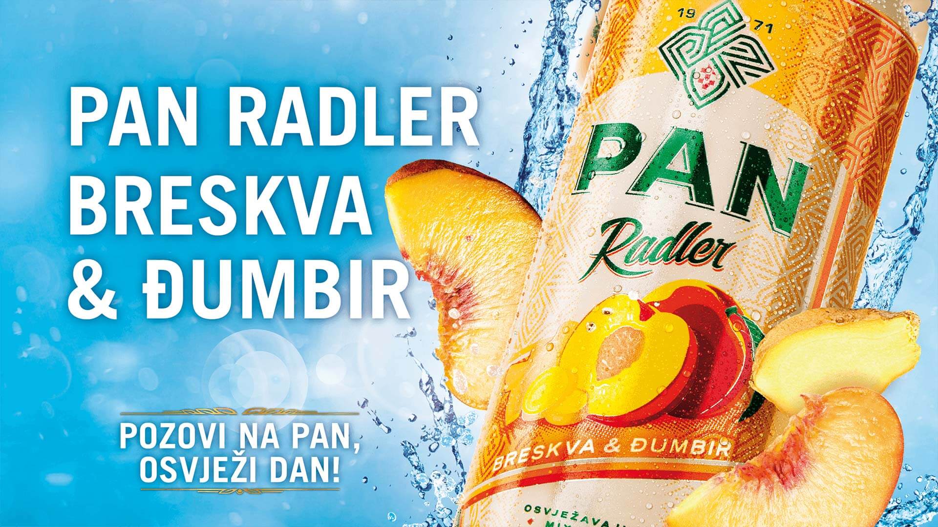 Pan radler breskva đumbir dostupan i u limenci