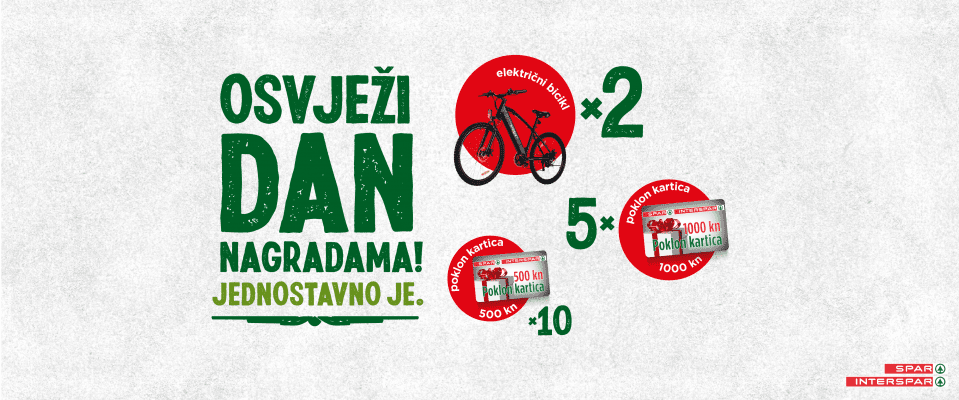 SPAR I PAN NAGRADNA IGRA „Osvježi dan nagradama!“