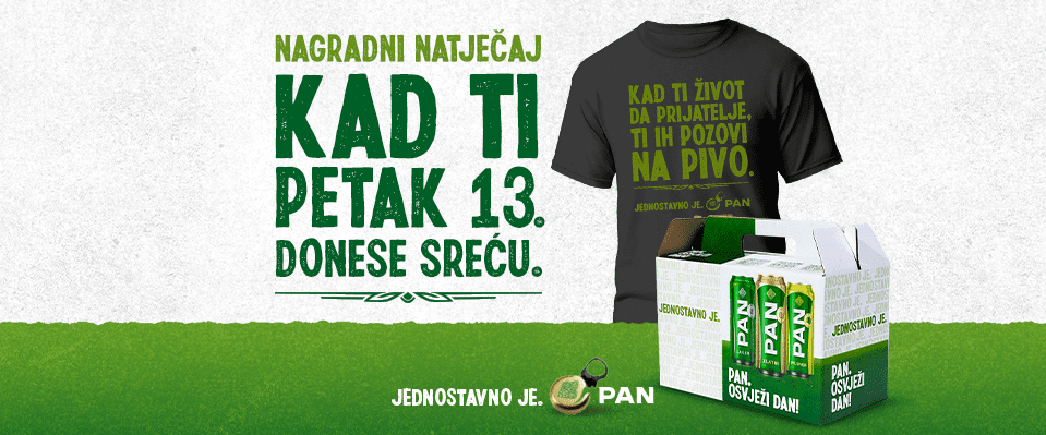 <strong>NAGRADNI NATJEČAJ “KAD TI PETAK TRINAESTI DONESE SREĆU. JEDNOSTAVNO JE.”</strong>