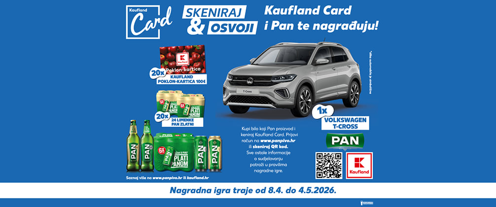 Dobitnici nagradne igre Kaufland Card i Pan te nagrađuju!
