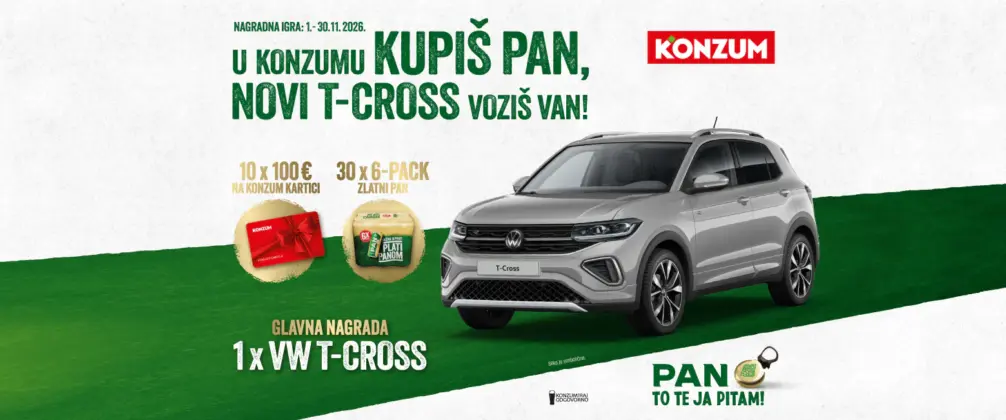 Vrijedne nagrade čekaju te u Konzumu!